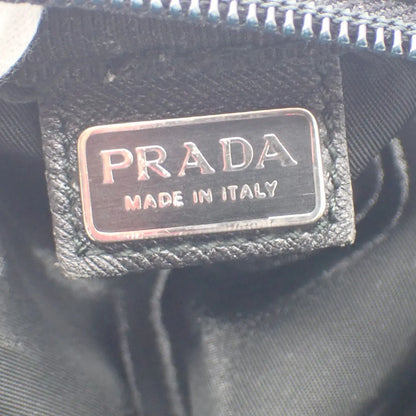 Prada Padded Zip Belt Tessuto, Black, Nylon, Clutch