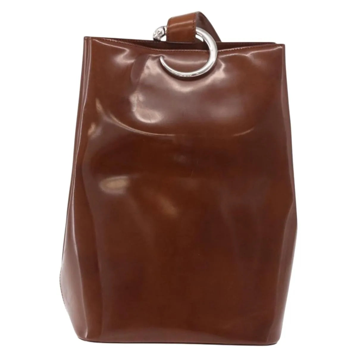 Cartier Panthère Patent leather, Brown, Patent Leather, Backpack