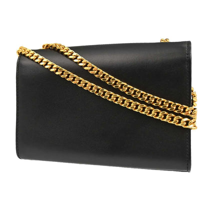 Saint Laurent Kate leather, Black, Leather, Shoulder Bag