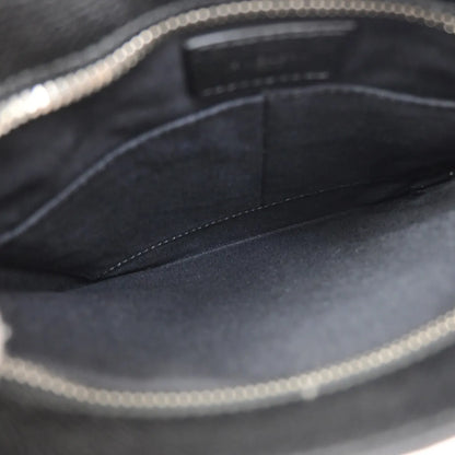 Givenchy Logo Messenger Leather, Black, Leather, Shoulder Bag