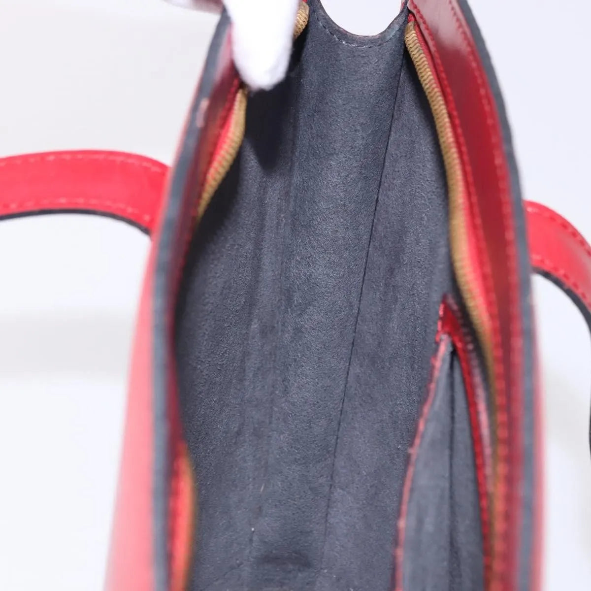 Louis Vuitton Saint Jacques Epi, Red, Leather, Handbag