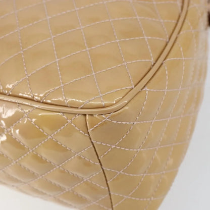 Salvatore Ferragamo Vala Patent leather, Beige, Patent Leather, Handbag