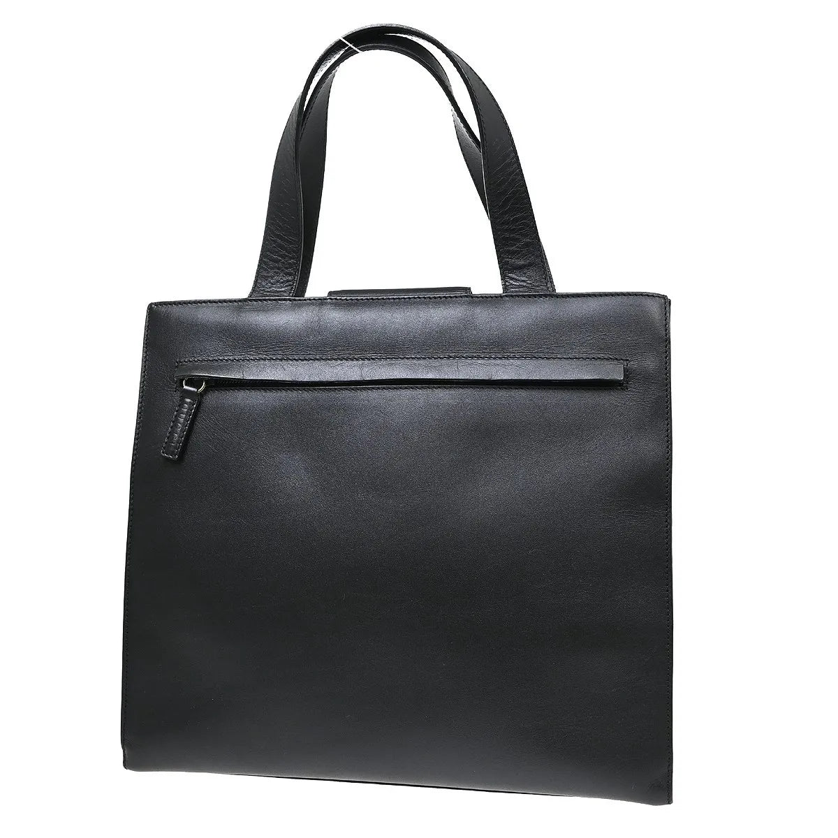 Gucci Vintage square G Leather, Black, Leather, Handbag
