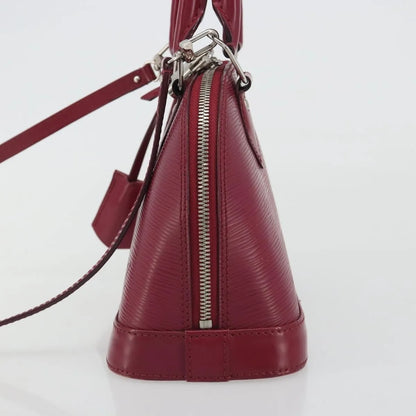 Louis Vuitton Alma Epi, Pink, Leather, Handbag
