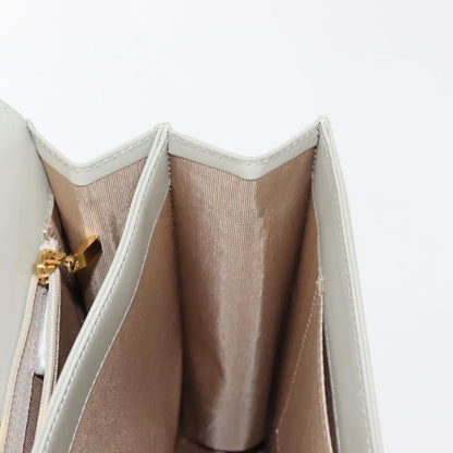 Givenchy Vintage 4G Leather, Gray, Leather, Shoulder Bag