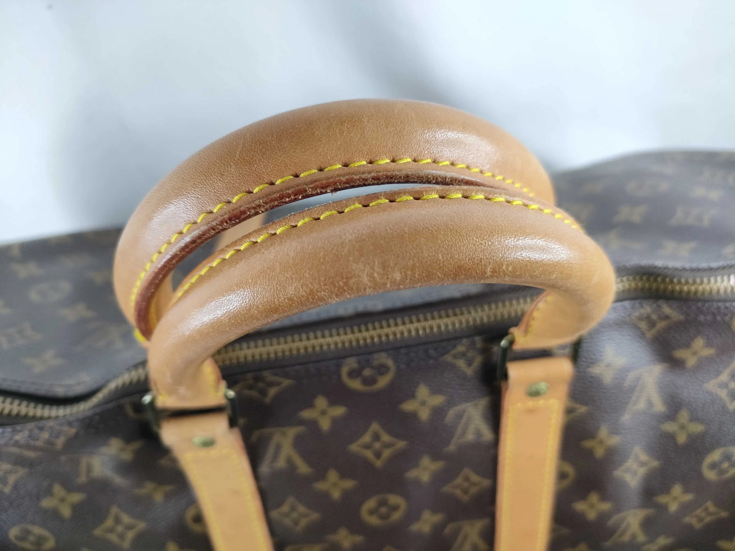 Louis Vuitton Keepall Monogram Canvas, Brown, Canvas, Travel Bag