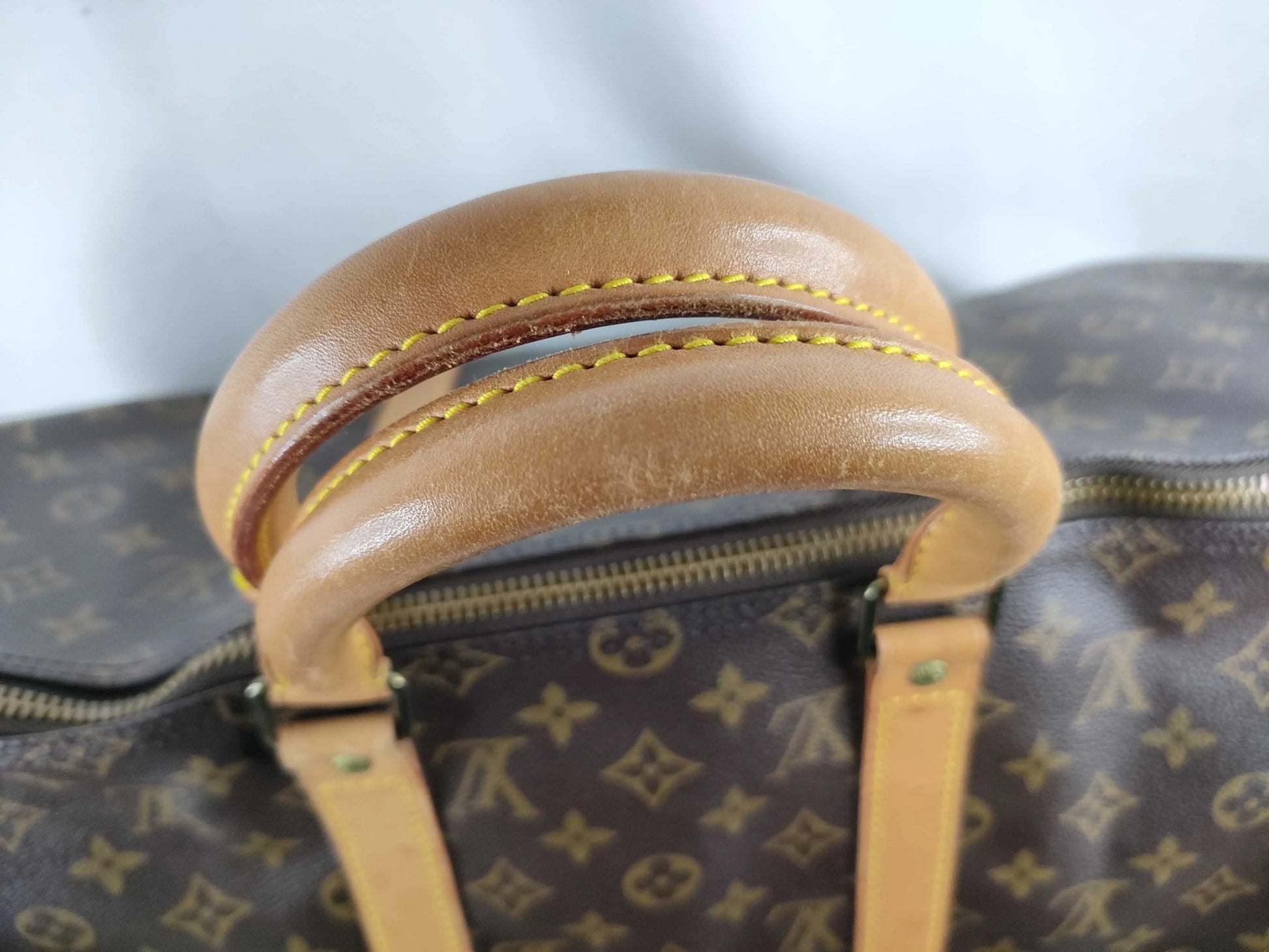 Louis Vuitton Keepall Monogram Canvas, Brown, Canvas, Travel Bag