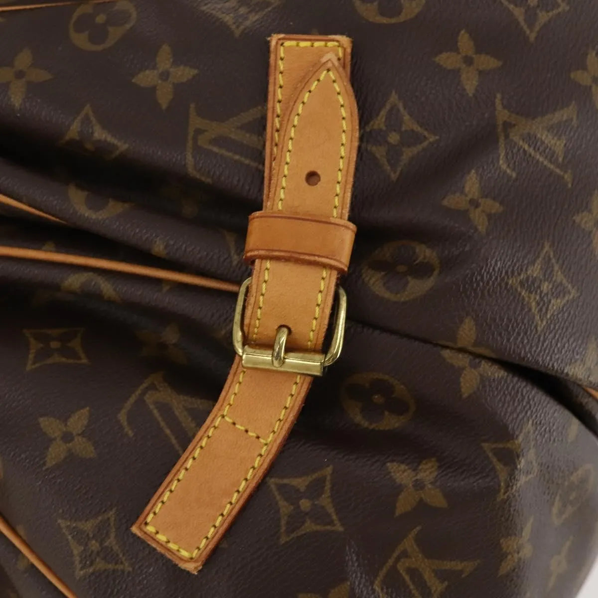 Louis Vuitton Saumur Monogram Canvas, Brown, Canvas, Shoulder Bag