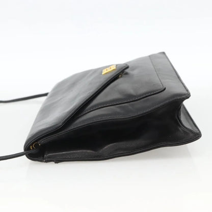 Givenchy Vintage 4G Leather, Black, Leather, Shoulder Bag