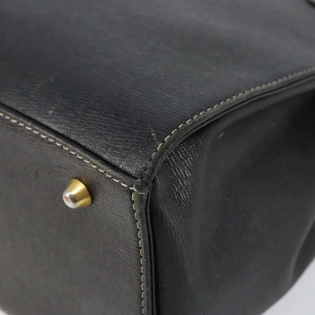 Burberry Vintage Leather, Black, Leather, Handbag
