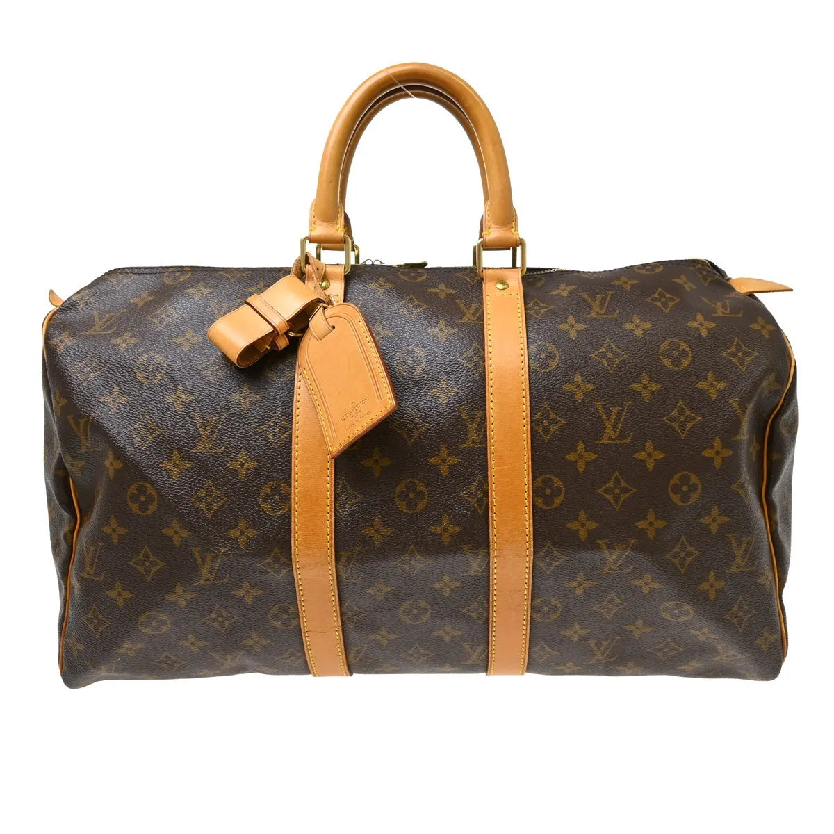 Louis Vuitton Keepall Monogram Canvas, Brown, Canvas, Travel Bag
