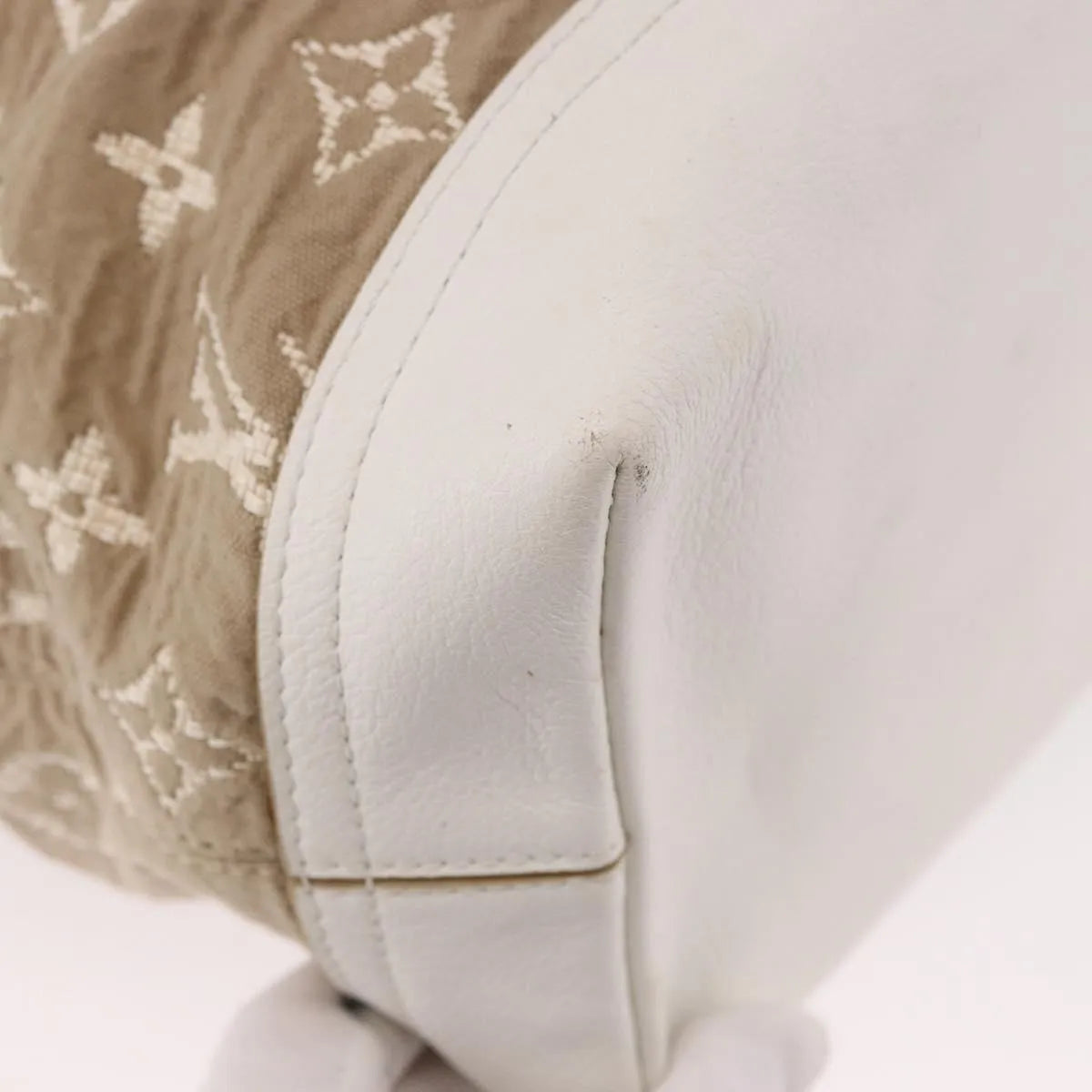 Louis Vuitton Besace Handbag Monogram Sabbia, Beige, Canvas, Shoulder Bag