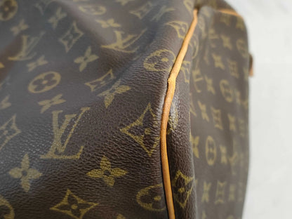 Louis Vuitton Keepall Monogram Canvas, Brown, Canvas, Travel Bag