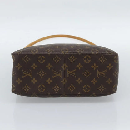 Louis Vuitton Looping Monogram Canvas, Brown, Canvas, Handbag