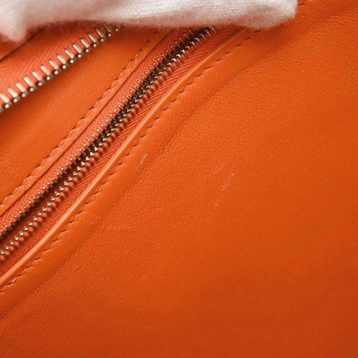 Hermes Trim Epsom, Orange, Leather, Shoulder Bag