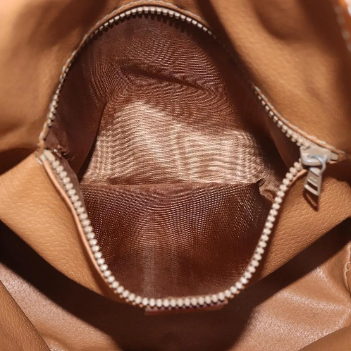 Celine Drawstring Bucket Triomphe Coated Canvas, Beige, Canvas, Handbag
