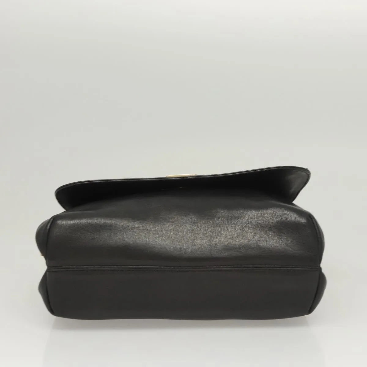 Salvatore Ferragamo Vintage Leather, Black, Leather, Handbag