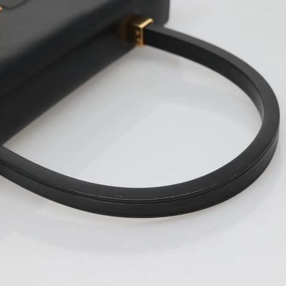 Gucci Vintage Leather, Black, Leather, Handbag