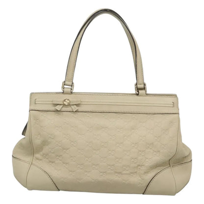 Gucci Mayfair Satchel Guccissima Leather, Beige, Leather, Tote Bag
