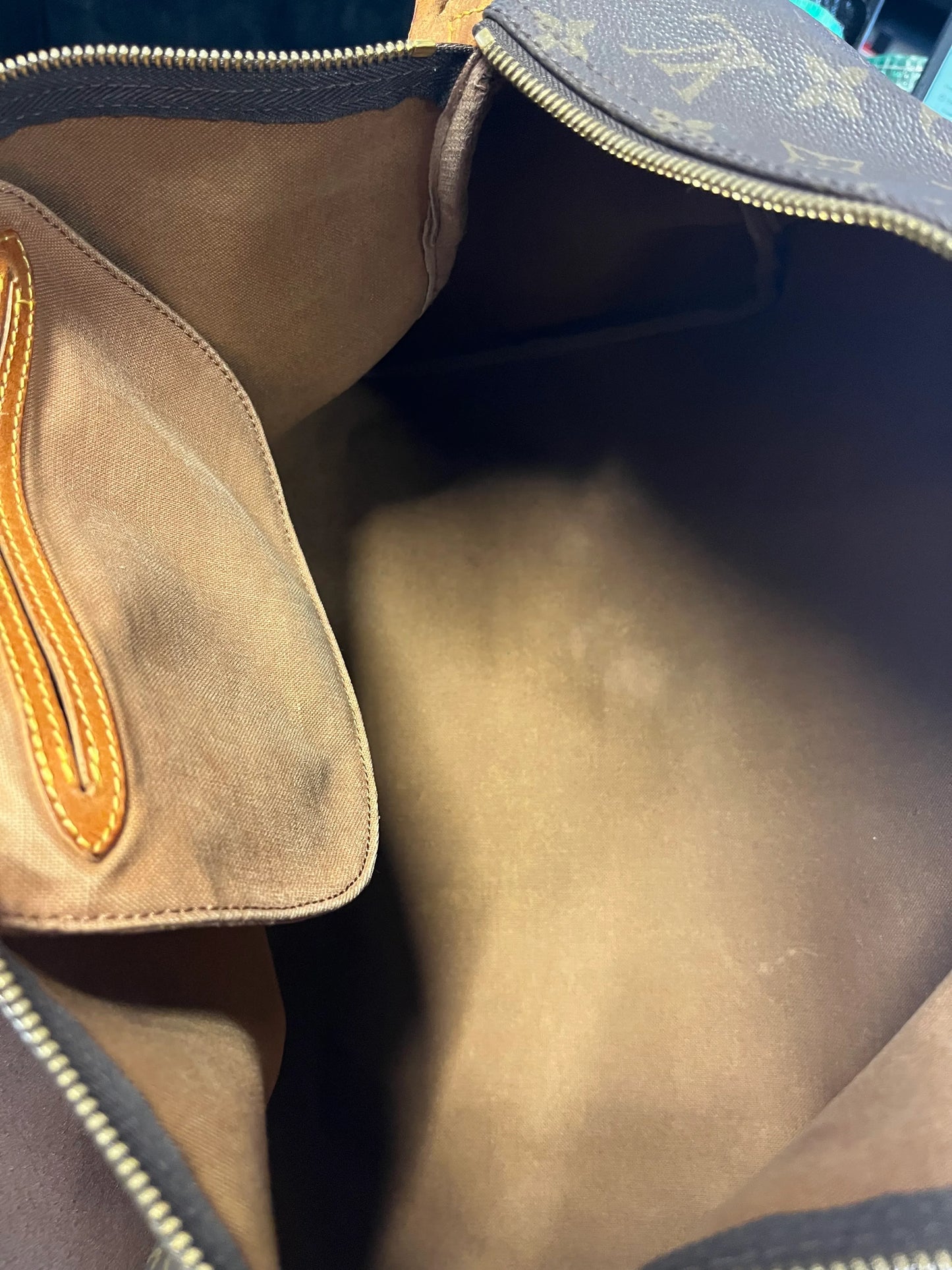 Louis Vuitton Speedy Monogram Canvas, Brown, Canvas, Handbag