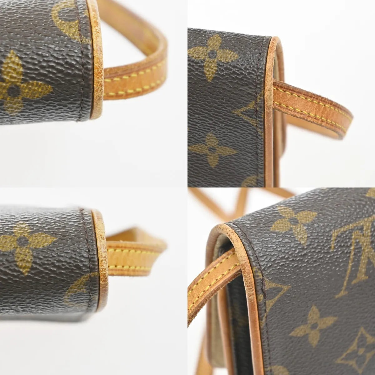 Louis Vuitton Twin Monogram Canvas, Brown, Canvas, Clutch