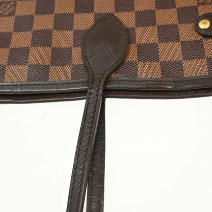 Louis Vuitton Neverfull Tote Damier, Brown, Canvas, Tote Bag