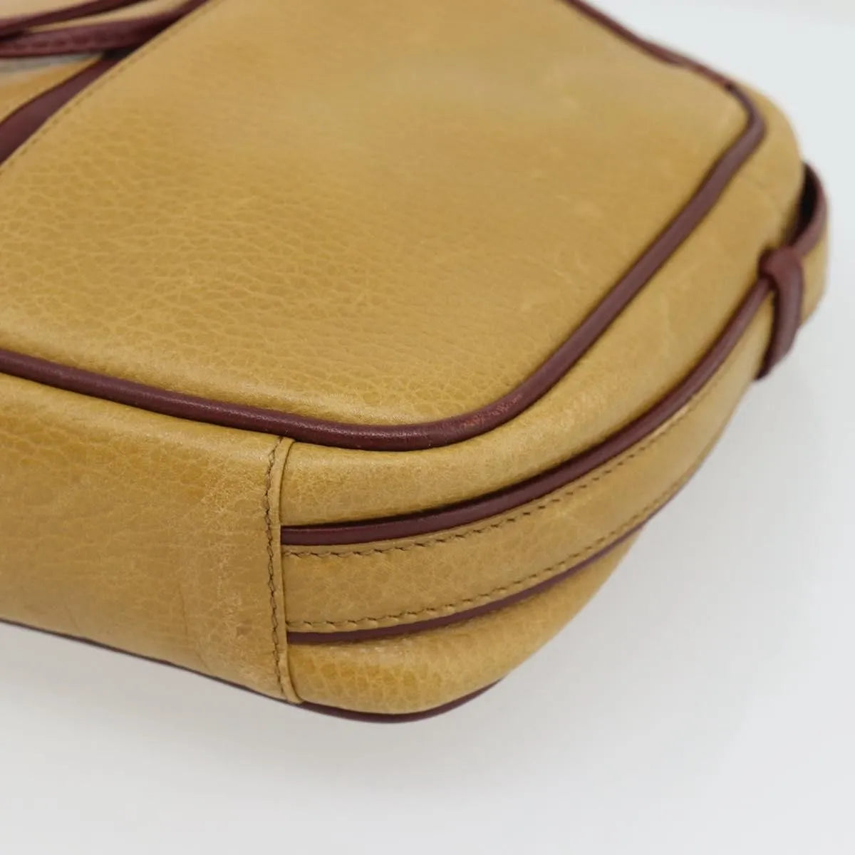 cartier Tasseled Must de Cartier Leather, Yellow, Leather, Shoulder Bag