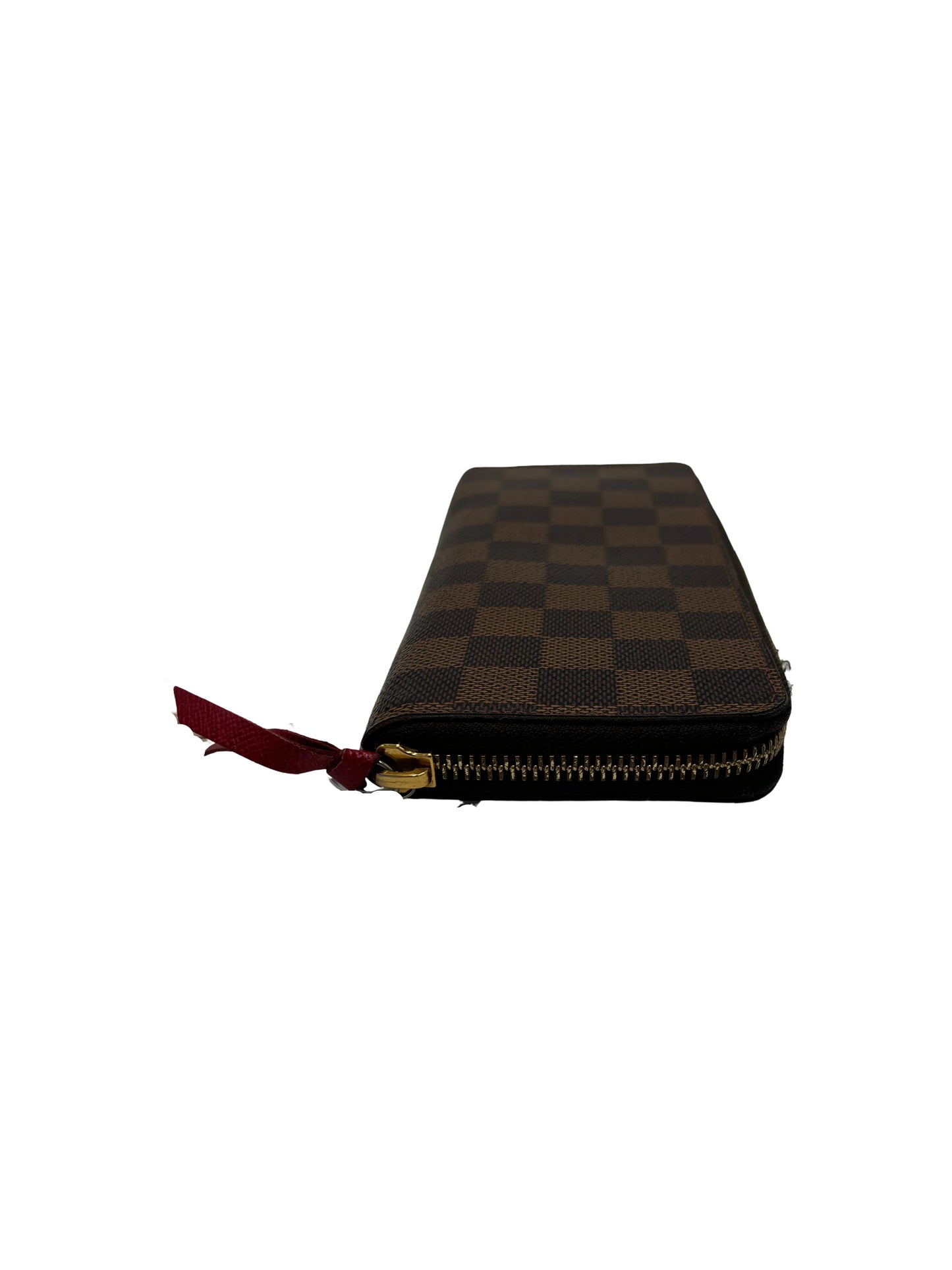 Louis Vuitton Clemence Damier Ébène, Brown, Canvas, Wallet