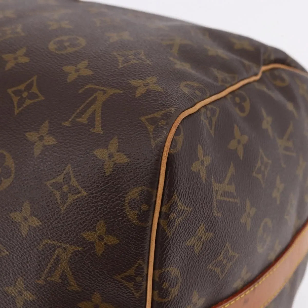 Louis Vuitton Keepall Bandoulière Monogram, Brown, Canvas, Travel Bag