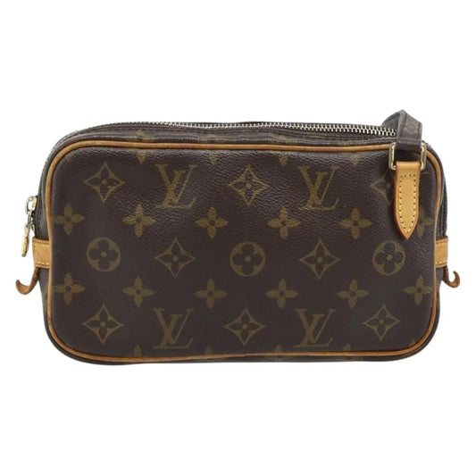Louis Vuitton Pochette Marly Bandouliere Monogram Canvas, Brown, Canvas, Clutch