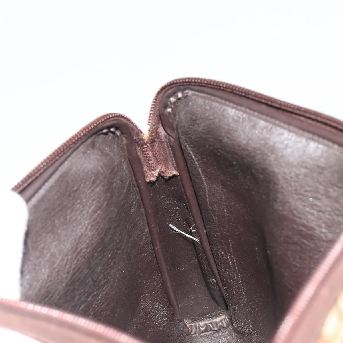 Christian Dior Vintage Trotter Canvas, Brown, Canvas, Clutch