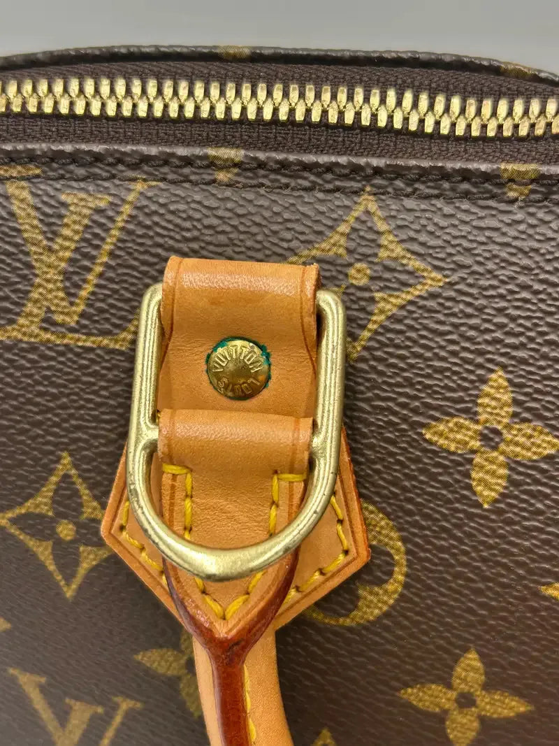 Louis Vuitton Alma Monogram Canvas, Brown, Canvas, Handbag