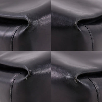 Gucci Vintage Leather, Black, Leather, Shoulder Bag