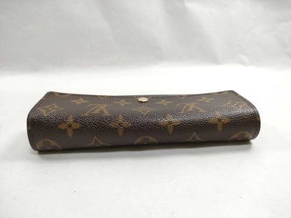 Louis Vuitton Emilie Monogram Canvas, Brown, Canvas, Wallet