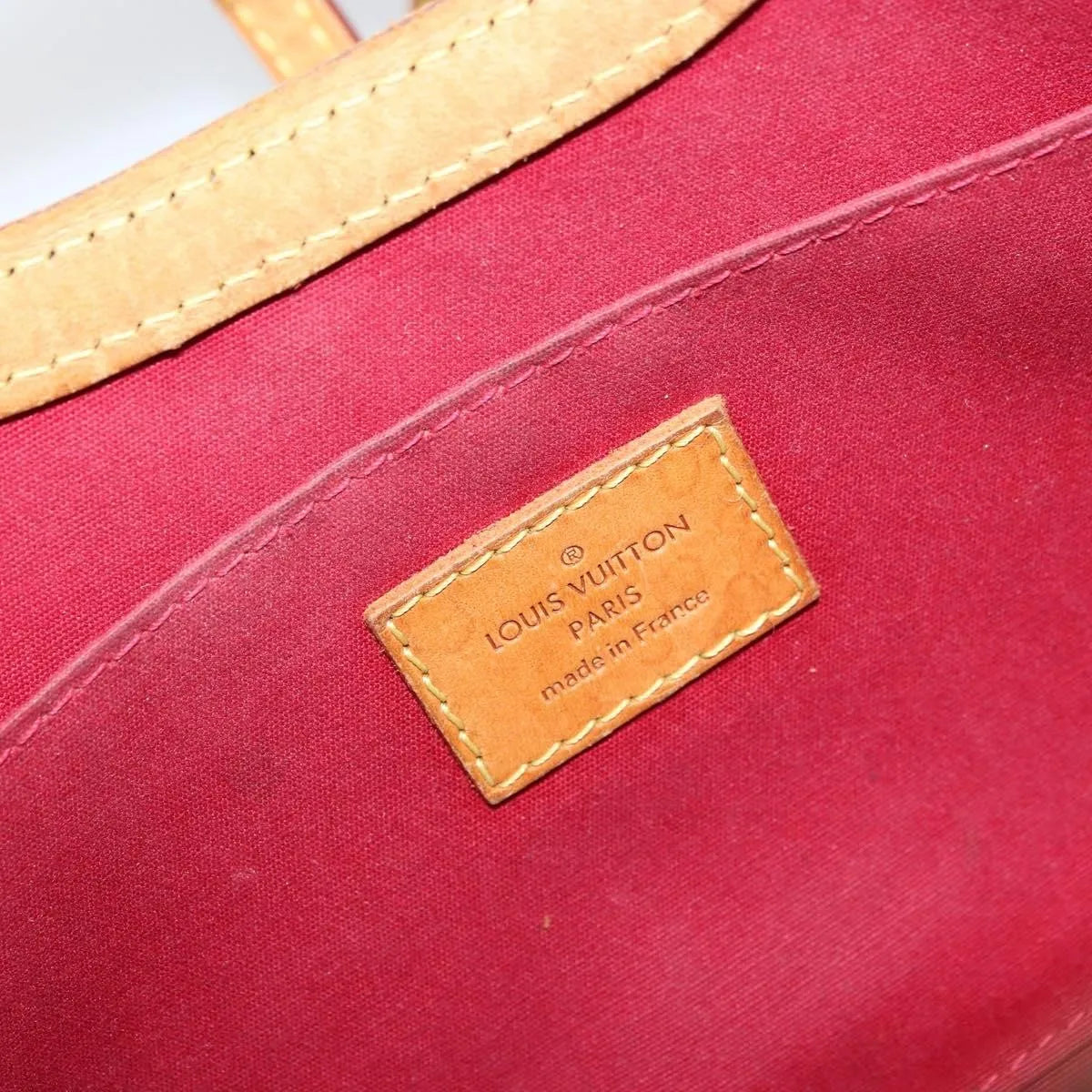 Louis Vuitton Roxbury Drive Monogram Vernis, Red, Patent Leather, Handbag