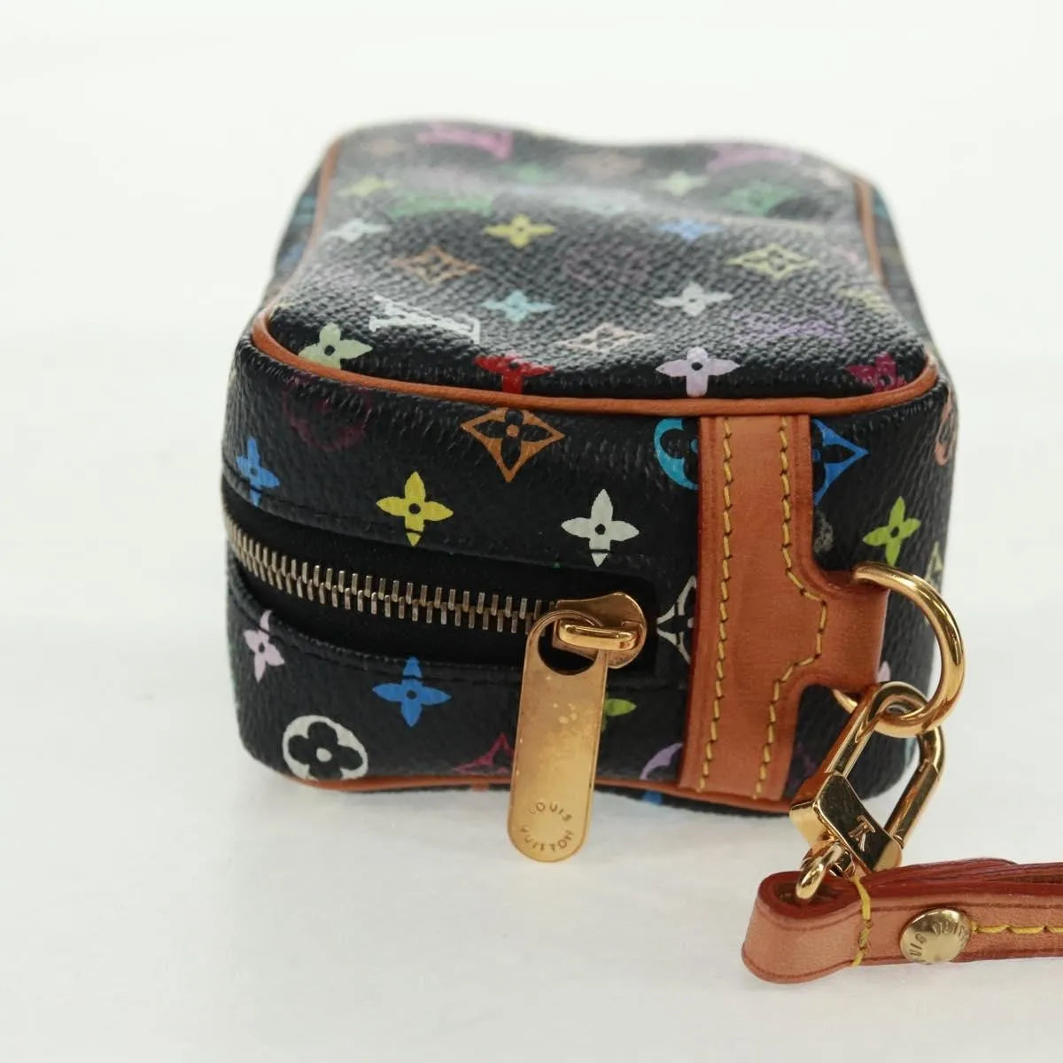 Louis Vuitton Wapity Trousse Monogram Multicolor, Black, Canvas, Clutch