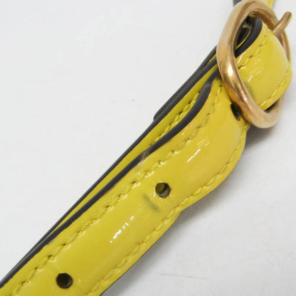 Gucci Bright Bit Convertible Tote Patent leather, Yellow, Patent Leather, Handbag