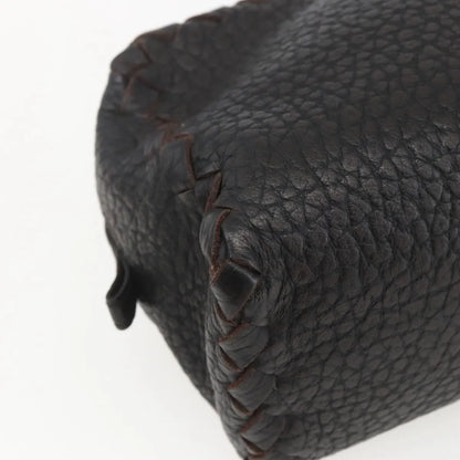 Bottega Veneta Zip Clutch Leather, Brown, Leather, Clutch