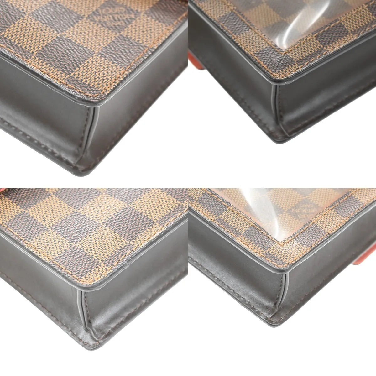 Louis Vuitton Portobello Messenger Damier, Brown, Canvas, Shoulder Bag