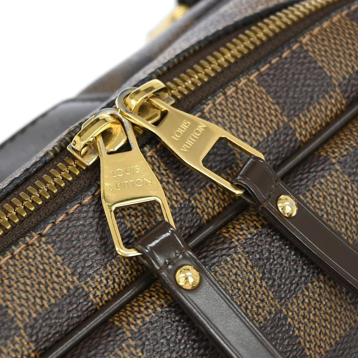 Louis Vuitton Rivington Satchel Damier, Brown, Canvas, Shoulder Bag