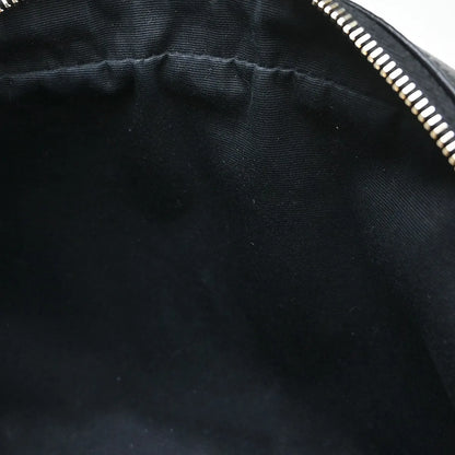 Saint Laurent Lou Camera Raffia, Black, Leather, Handbag