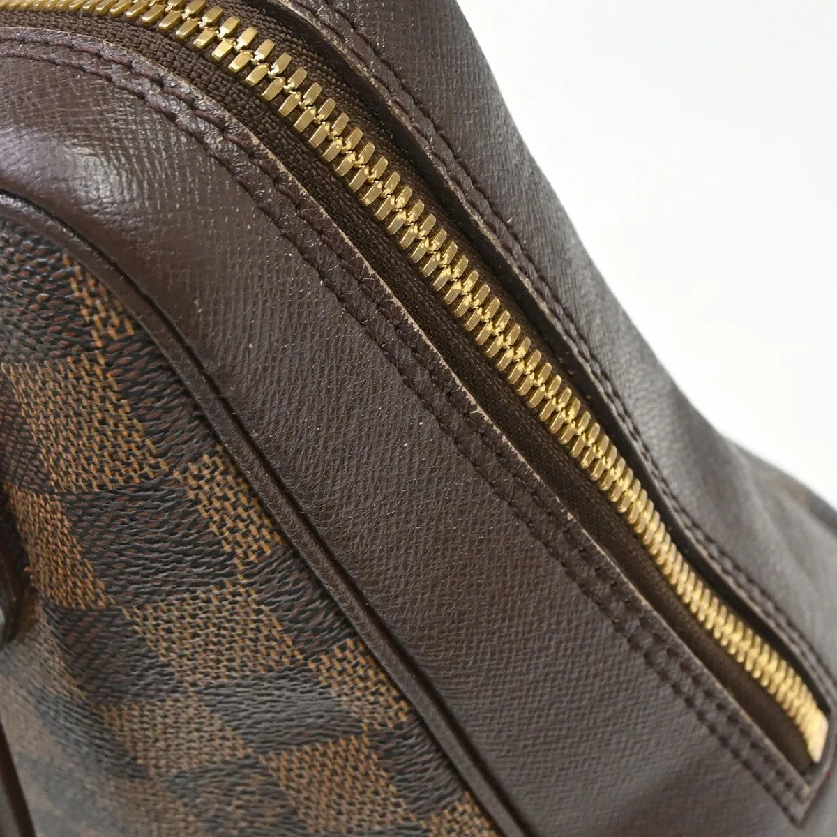 Louis Vuitton Brera Damier, Brown, Canvas, Handbag
