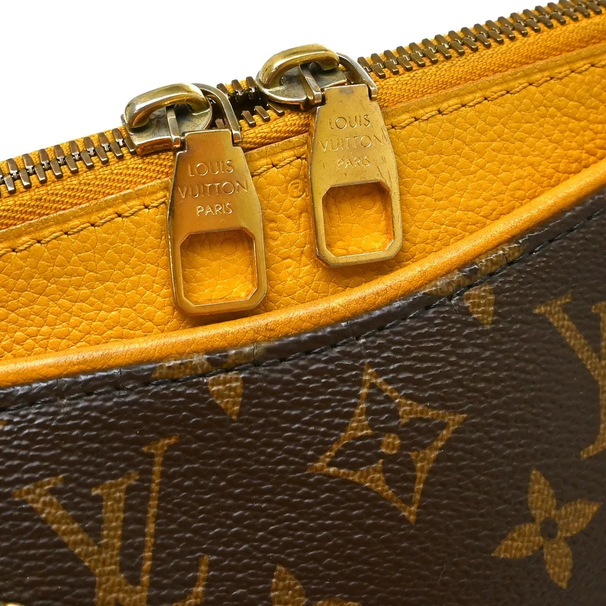 Louis Vuitton Pallas Tote Monogram Canvas with Leather, Brown, Canvas, Handbag