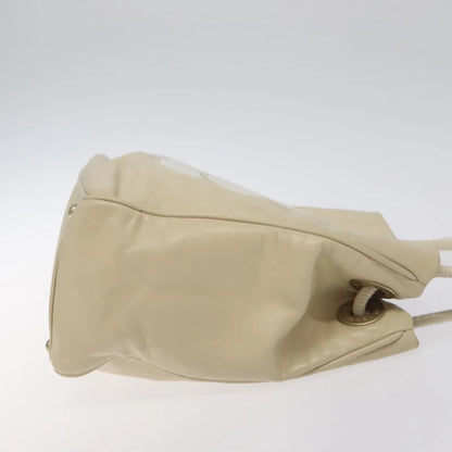 Chanel Camellia Tote Leather, Beige, Leather, Tote Bag