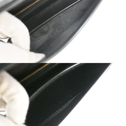 Saint Laurent Bellechasse Flap Leather, Black, Leather, Wallet
