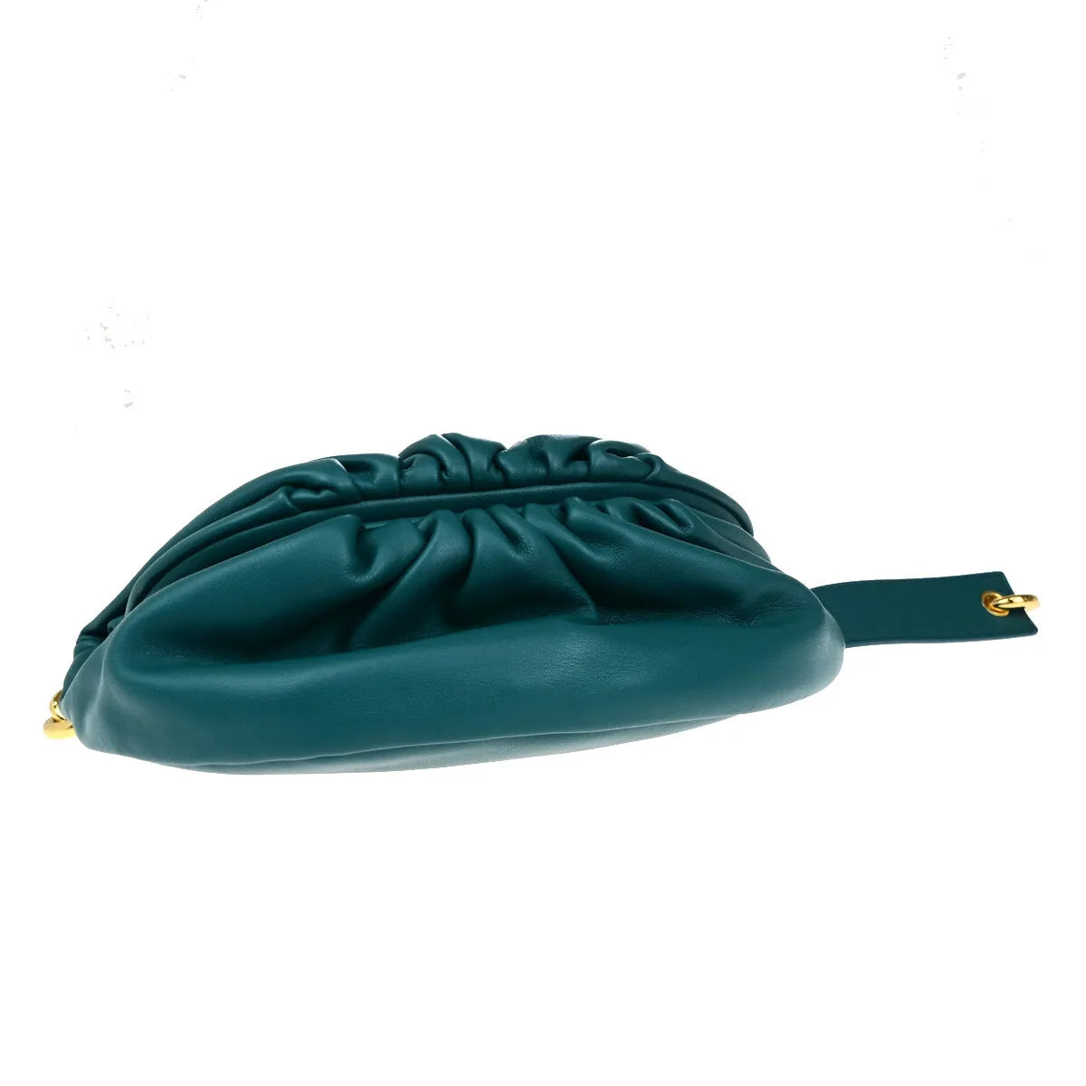 Bottega Veneta The Chain Leather, Green, Leather, Bag