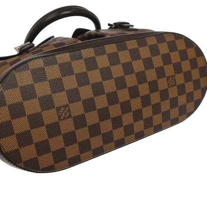 Louis Vuitton Manosque Damier, Brown, Canvas, Tote Bag