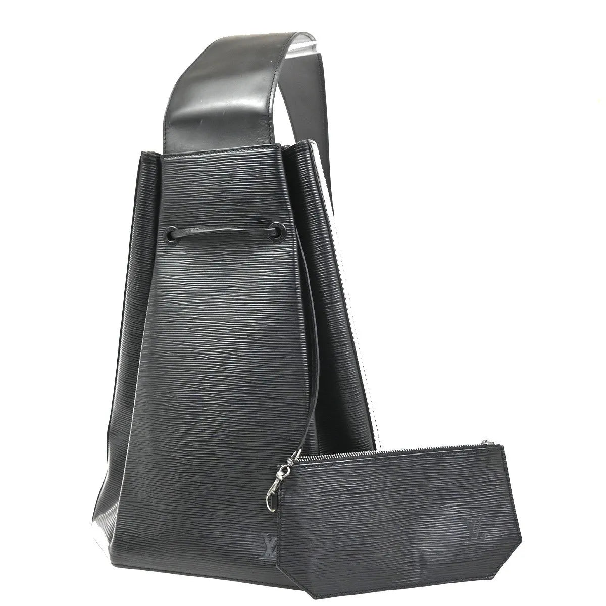 Louis Vuitton Sac a Dos Drawstring Epi Leather, Black, Leather, Backpack