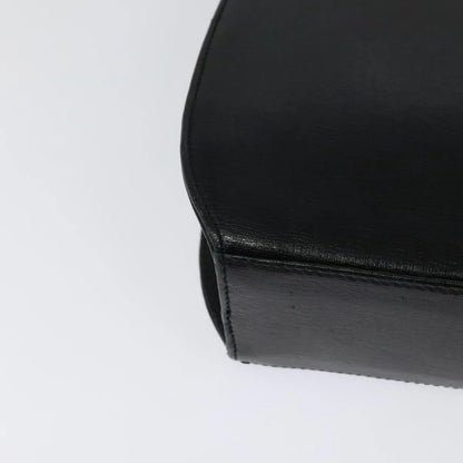 Salvatore Ferragamo Shoulder Leather, Black, Leather, Shoulder Bag
