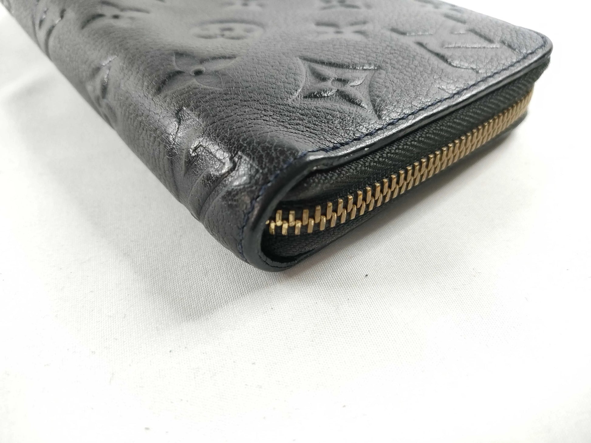 Louis Vuitton Clemence Monogram Empreinte Leather, Brown, Leather, Wallet